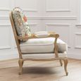 Delamere Florence Armchair - Oak and Linen - Printed