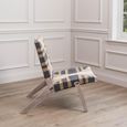 Manali Chair - Greywash - Mango Wood