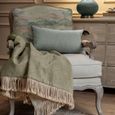 Russet Florence Armchair - Stone and Linen Shores - Printed
