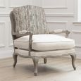 Whimsical Florence Armchair - Tale Stone and Willow - Printed