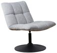 Yerevan Grey Chenille Fabric Swivel Chair