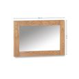 Marlborough Wall Mirror - Rectangular - Oak