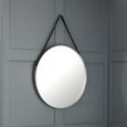 Opera Hanging Mirror - Round - Silver