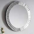 Sonata Wall Mirror - Round - Silver