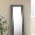 Allegro Leaner Mirror - Rectangular - Pewter