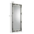 Palais Tall Leaner Mirror - Rectangular - Pewter