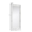 Palais Tall Leaner Mirror - Rectangular - White