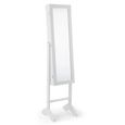 Prima Jewellery Mirror - 1 Door - White