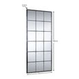 Somma Window Mirror - Rectangular - Pewter
