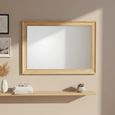 Moreno Rectangular Mirror - 80cm x 100cm - Oak
