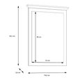 Illopa Wall Mirror - White
