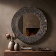 Jamel Wall Mirror - Round - Bronze - Aluminium - 86cm x 4cm