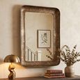 Loan Curved Wall Mirror - Antique Brass - Aluminium - 120cm x 80cm