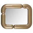 Aubry Wall Mirror - Gold - Metal - 80cm x 100cm