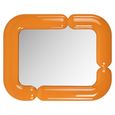 Ayla Wall Mirror - Orange - Metal - 80cm x 100cm