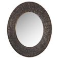 Jamel Wall Mirror - Round - Bronze - Aluminium - 86cm x 4cm