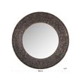 Jamel Wall Mirror - Round - Bronze - Aluminium - 86cm x 4cm