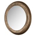 Laraya Wall Mirror - Round - Gold - Aluminium - 91cm x 11cm