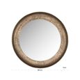 Laraya Wall Mirror - Round - Gold - Aluminium - 91cm x 11cm