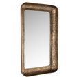Loan Curved Wall Mirror - Antique Brass - Aluminium - 120cm x 80cm