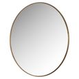 Lavinia Wall Mirror - Round - Gold - Metal - 110cm x 2.5cm