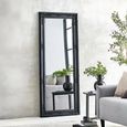 Palais Leaner Mirror - Antique Black - Wood - 70cm x 170cm