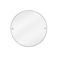 Adelphi Round Wall Mirror Black