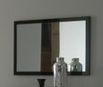 Ambra Black Italian Wall Mirror