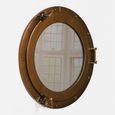 Port Hole Mirror - Antique Brass - Round - 43.5cm x 43.5cm