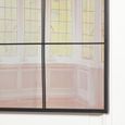 Window Mirror - Black Metal - Square - 90cm x 90cm