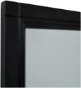 Black Wood XL Window Mirror