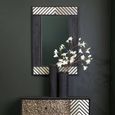 Boho Wall Mirror - Bone Inlay Frame - Large