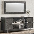 Carvelle Dark Grey Wall Mirror
