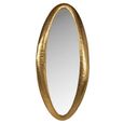 Clearance - Belia Gold Oval Wall Mirror - FSS16403
