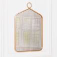 Hook Wall Mirror - Gold - 48cm x 69cm