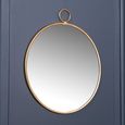 Hook Wall Mirror - Gold - 50cm x 58.5cm