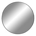Jersey Mirror - Round - Wall - Black - 100cm x 100cm