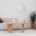 Jersey Mirror - Round - Wall - Black - 60cm x 60cm