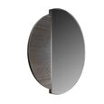 Belvedere Wall Mirror - Black - Round - 90cm x 90cm