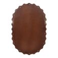 Carmel Wall Mirror - Carved Wooden - Oval