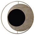 Concentric Wall Mirror - Gold Metal Circles - Aged - 100cm x 100cm