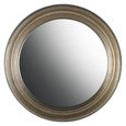 Fen Wall Mirror - Convex Wooden - Round - 102cm x 102cm