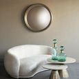 Fen Wall Mirror - Convex Wooden - Round - 102cm x 102cm
