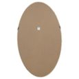 Hague Wall Mirror - Natural Wooden - Oval - 70cm x 119cm