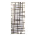 Lattice Wall Decor Mirror - Brass