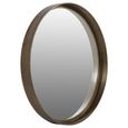 Oslo Wall Mirror - Antique Brass - Round - 100cm x 100cm