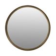 Oslo Wall Mirror - Antique Brass - Round - 80cm x 80cm