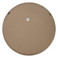 Tilburg Wall Mirror - Brown Wooden - Round - 80cm x 80cm