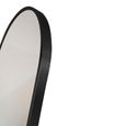 Madrid Mirror - Arch - Floor Standing - Black - 40cm x 150cm