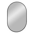 Madrid Mirror - Oval - Wall - Black - 50cm x 80cm